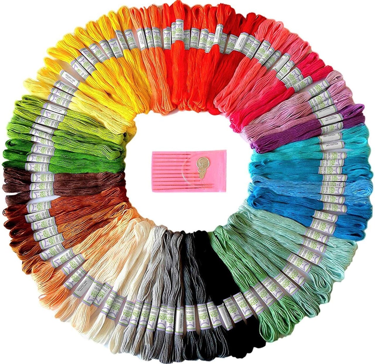 35 skeins Cross Stitch Floss Embroidery Threads